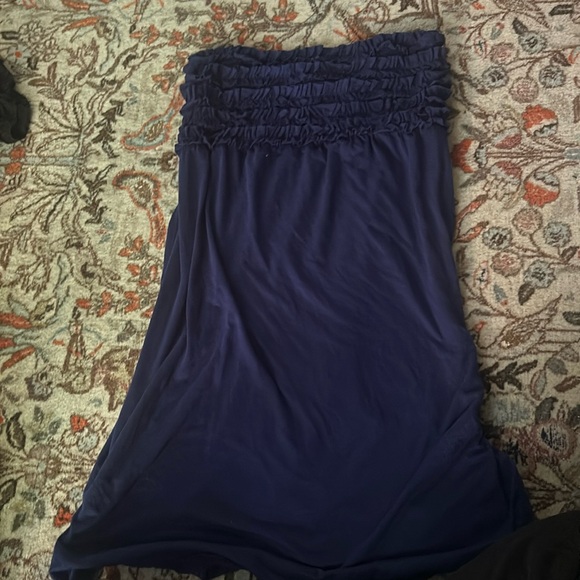 Vintage navy 2000s strapless dress ( price negotiable) - Picture 1 of 1